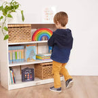 Bibliothèque classique en bois ECR4Kids avec étagères réglables, 91 cm, étagère de classe
