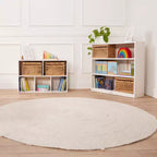 Bibliothèque classique en bois ECR4Kids avec étagères réglables, 91 cm, étagère de classe