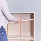 Bibliothèque classique en bois ECR4Kids avec étagères réglables, 91 cm, étagère de classe