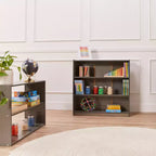 Bibliothèque classique en bois ECR4Kids avec étagères réglables, 91 cm, étagère de classe
