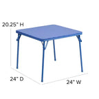 Table de jeu et d'activités pliable Emma et Oliver Kids – Table pour tout-petits pour garderie