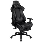 Ensemble bureau et fauteuil de jeu inclinable Flash Furniture avec repose-pieds, porte-gobelet, support pour casque et 2 trous passe-câbles
