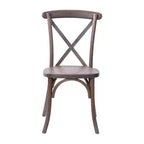 Chaise à dossier croisé Emma et Oliver (lot de 2)