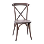 Chaise à dossier croisé Emma et Oliver (lot de 2)