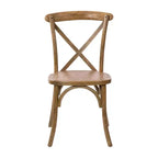 Chaise à dossier croisé Emma et Oliver (lot de 2)