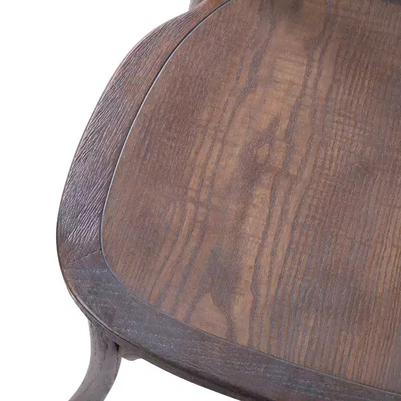 Chaise à dossier croisé Emma et Oliver (lot de 2)