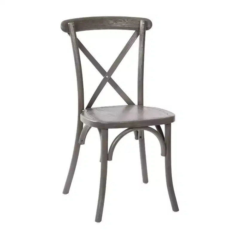 Chaise à dossier croisé Emma et Oliver (lot de 2)