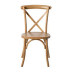 Chaise à dossier croisé Emma et Oliver (lot de 2)
