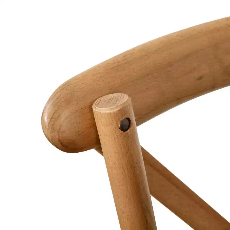 Chaise à dossier croisé Emma et Oliver (lot de 2)