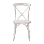 Chaise à dossier croisé Emma et Oliver (lot de 2)