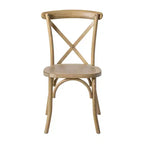 Chaise à dossier croisé Emma et Oliver (lot de 2)