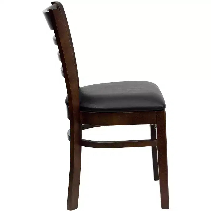 Chaise de salle à manger en bois à barreaux Emma et Oliver