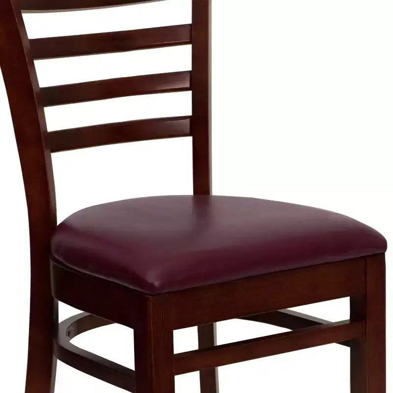 Chaise de salle à manger en bois à barreaux Emma et Oliver
