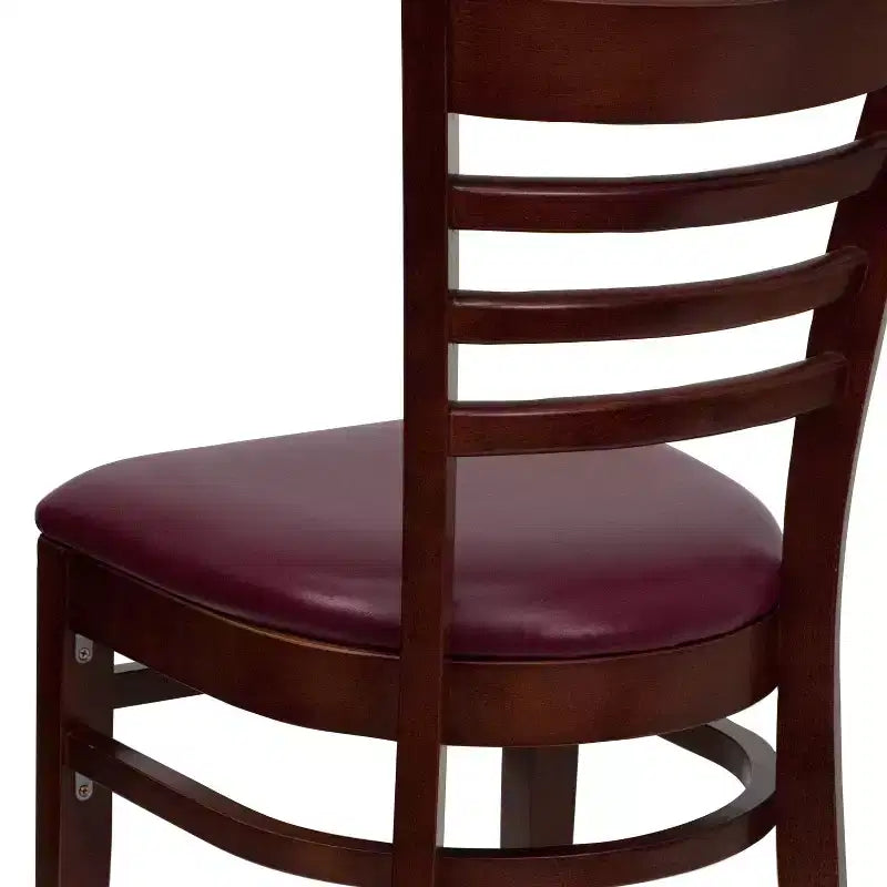 Chaise de salle à manger en bois à barreaux Emma et Oliver