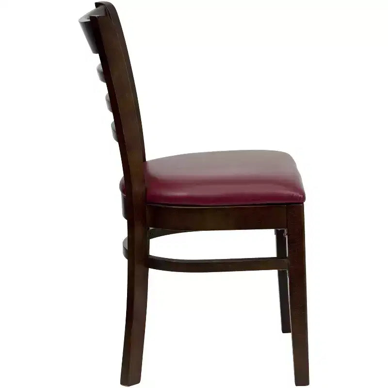 Chaise de salle à manger en bois à barreaux Emma et Oliver