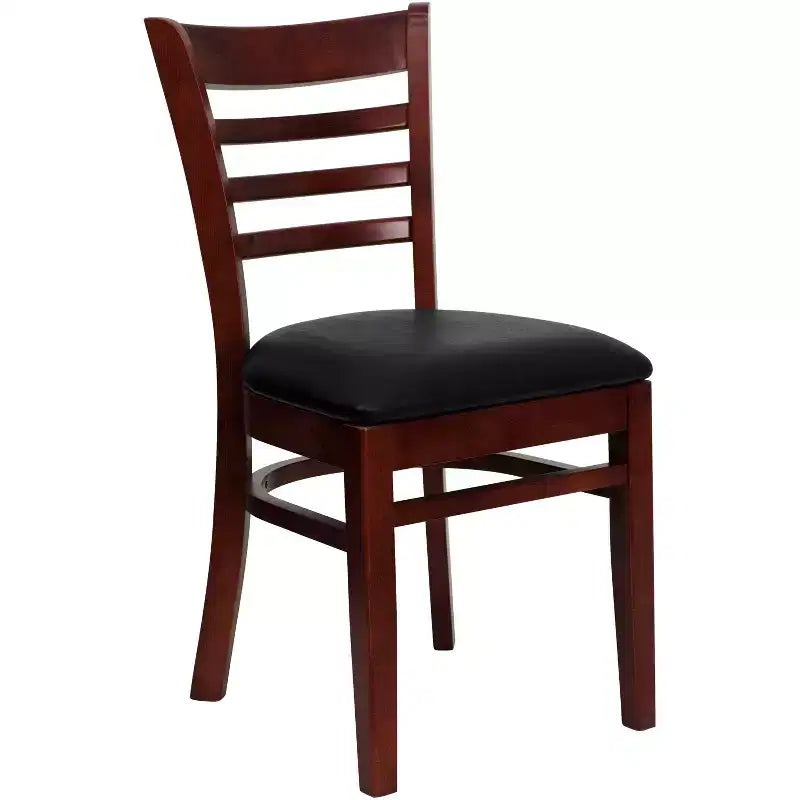 Chaise de salle à manger en bois à barreaux Emma et Oliver