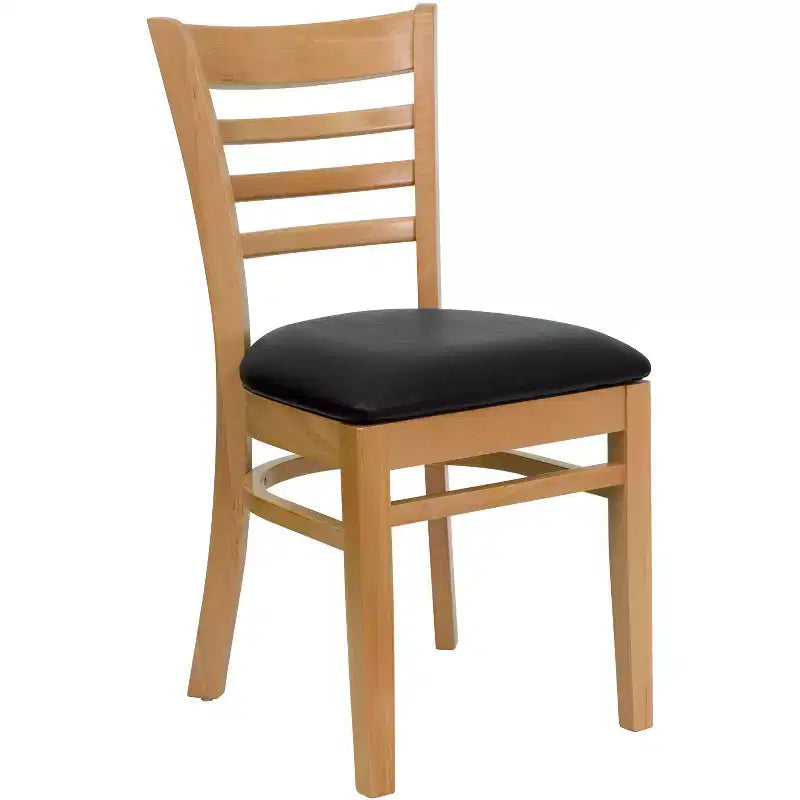 Chaise de salle à manger en bois à barreaux Emma et Oliver