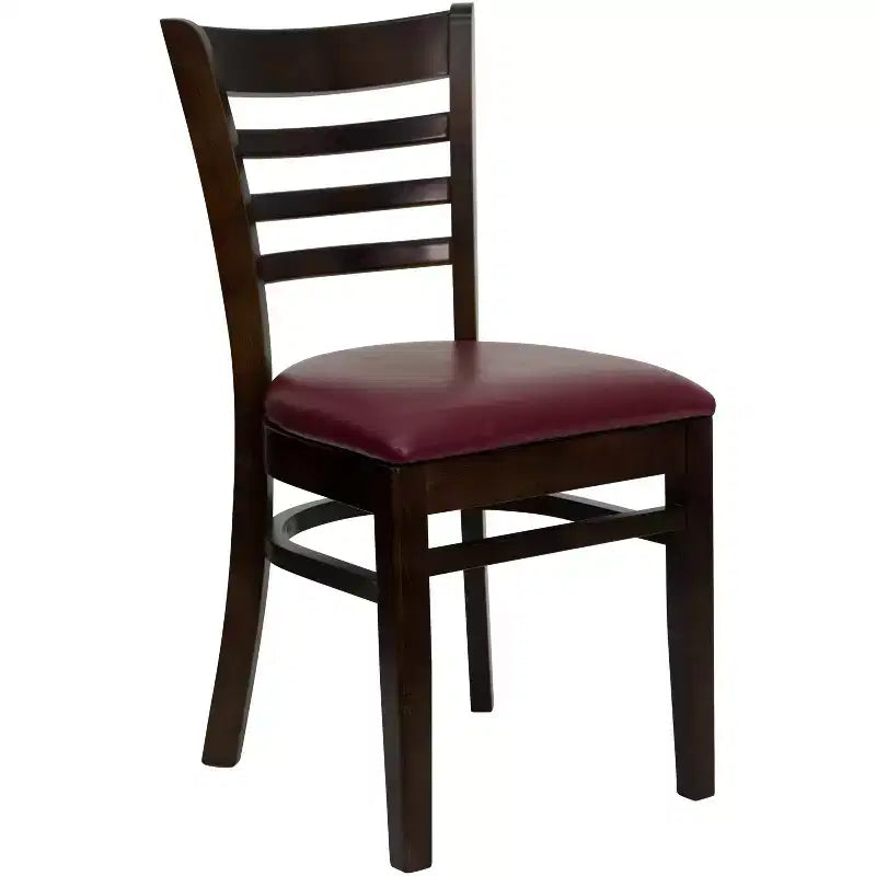 Chaise de salle à manger en bois à barreaux Emma et Oliver