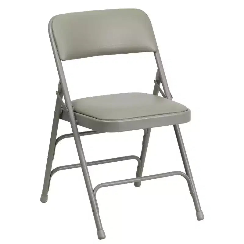 Chaise pliante rembourrée en métal Emma et Oliver, lot de 4, pour la maison, le bureau, les événements et les fêtes