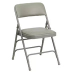 Chaise pliante rembourrée en métal Emma et Oliver, lot de 4, pour la maison, le bureau, les événements et les fêtes