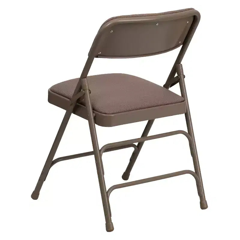 Chaise pliante rembourrée en métal Emma et Oliver, lot de 4, pour la maison, le bureau, les événements et les fêtes