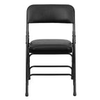 Chaise pliante rembourrée en métal Emma et Oliver, lot de 4, pour la maison, le bureau, les événements et les fêtes