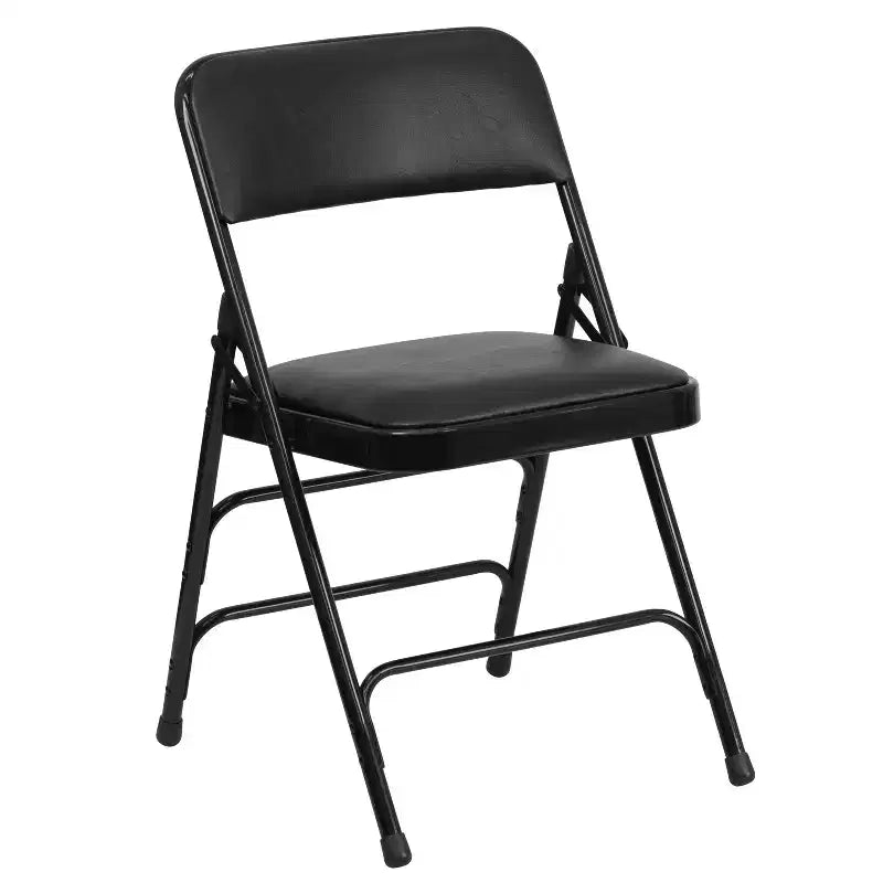 Chaise pliante rembourrée en métal Emma et Oliver, lot de 4, pour la maison, le bureau, les événements et les fêtes