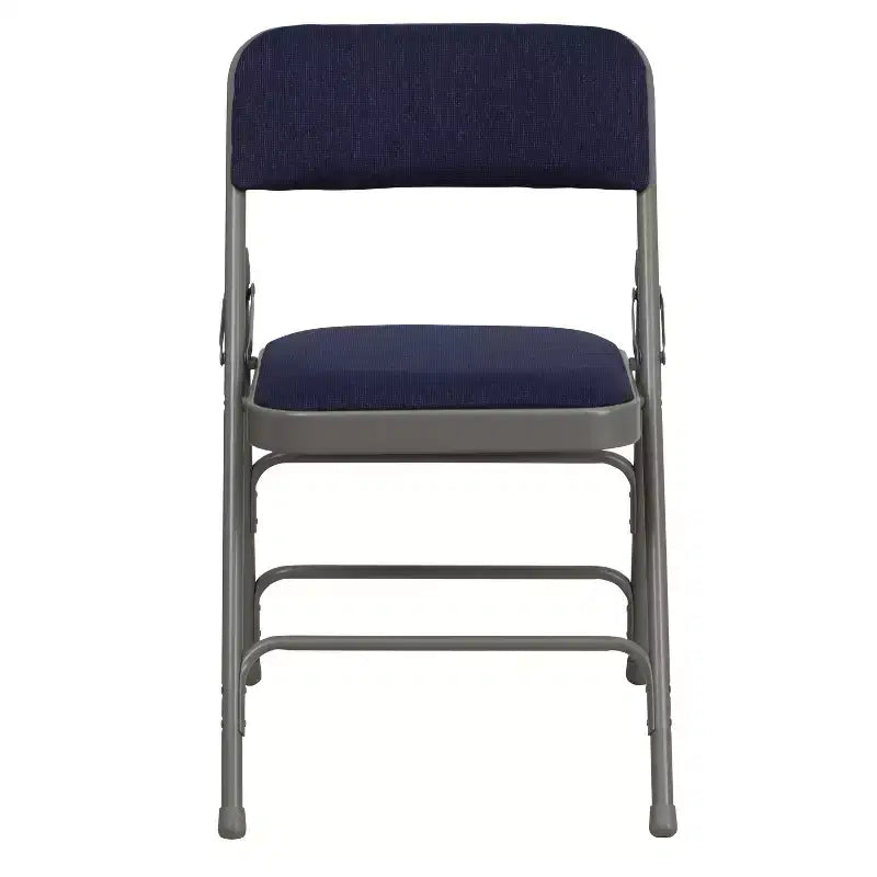 Chaise pliante rembourrée en métal Emma et Oliver, lot de 4, pour la maison, le bureau, les événements et les fêtes