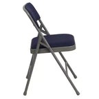 Chaise pliante rembourrée en métal Emma et Oliver, lot de 4, pour la maison, le bureau, les événements et les fêtes