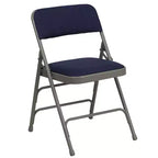 Chaise pliante rembourrée en métal Emma et Oliver, lot de 4, pour la maison, le bureau, les événements et les fêtes