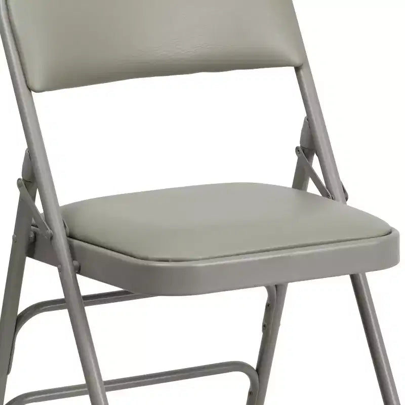 Chaise pliante rembourrée en métal Emma et Oliver, lot de 4, pour la maison, le bureau, les événements et les fêtes