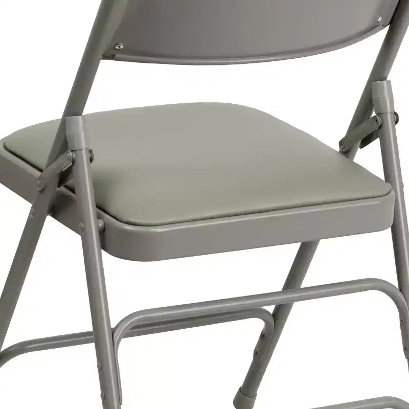 Chaise pliante rembourrée en métal Emma et Oliver, lot de 4, pour la maison, le bureau, les événements et les fêtes