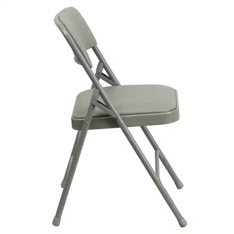 Chaise pliante rembourrée en métal Emma et Oliver, lot de 4, pour la maison, le bureau, les événements et les fêtes