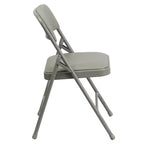 Chaise pliante rembourrée en métal Emma et Oliver, lot de 4, pour la maison, le bureau, les événements et les fêtes