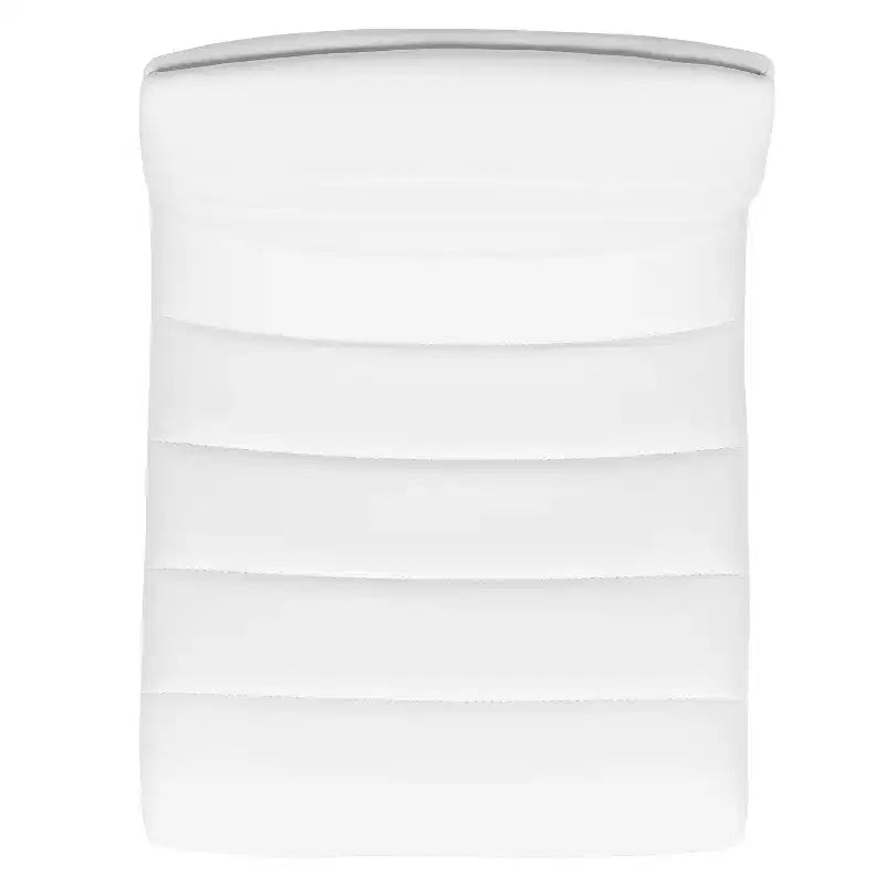 Flash Furniture Tabouret de bar moderne en vinyle réglable en hauteur avec dossier à surpiqûres horizontales, lot de 2
