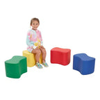 Ensemble de 4 tabourets modulaires SoftZone pour tout-petits