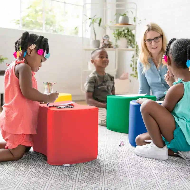 Ensemble de 4 tabourets modulaires SoftZone pour tout-petits
