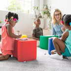 Ensemble de 4 tabourets modulaires SoftZone pour tout-petits