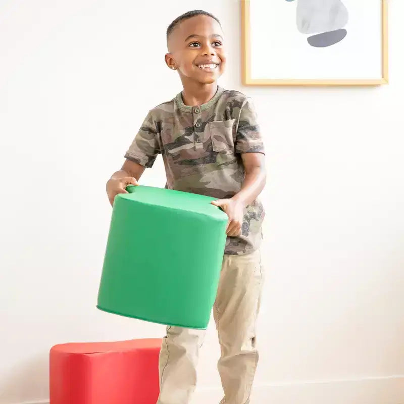 Ensemble de 4 tabourets modulaires SoftZone pour tout-petits