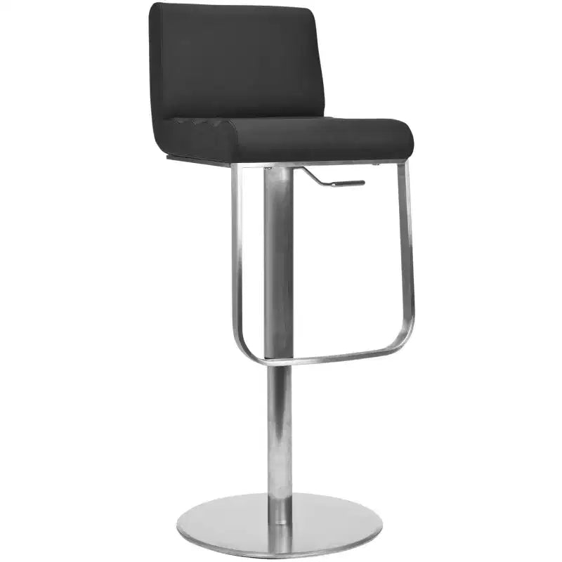 Tabouret de bar pivotant à vérin à gaz Stanley - FOX3003 - Noir - Safavieh Couture