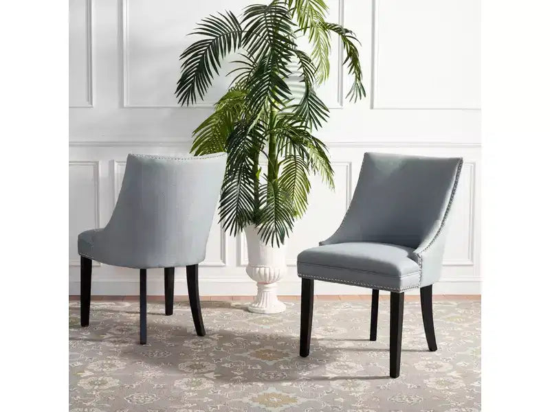 Chaise d'appoint Afton 20 H avec clous décoratifs (Lot de 2) - MCR4715 - Safavieh Couture