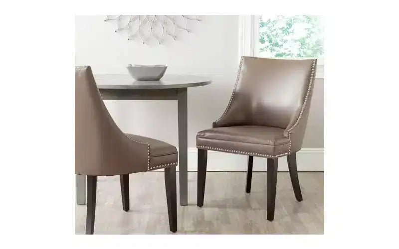 Chaise d'appoint Afton 20 H avec clous décoratifs (Lot de 2) - MCR4715 - Safavieh Couture
