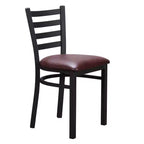 Lot de 2 chaises d'appoint en métal Baxter - Linon
