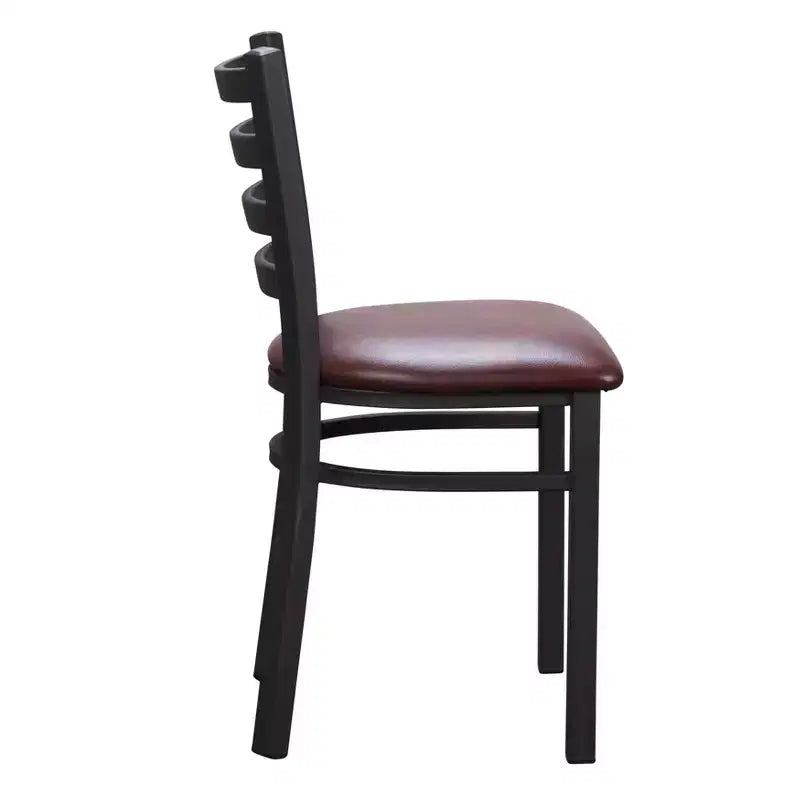 Lot de 2 chaises d'appoint en métal Baxter - Linon