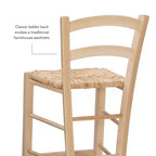 Lot de 2 tabourets de bar hauteur comptoir Emilo - Linon