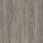 Table de chevet de rangement à 1 tiroir Nova Max & Finn avec poignée de tiroir en cuir, chêne gris