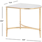 Table d'appoint Nevin - FOX2532A - Or/Miroir - Safavieh Couture