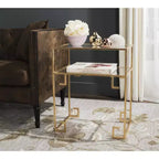 Table d'appoint Berdine - FOX2560 - Doré/Miroir - Safavieh Couture