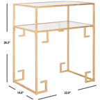 Table d'appoint Berdine - FOX2560 - Doré/Miroir - Safavieh Couture