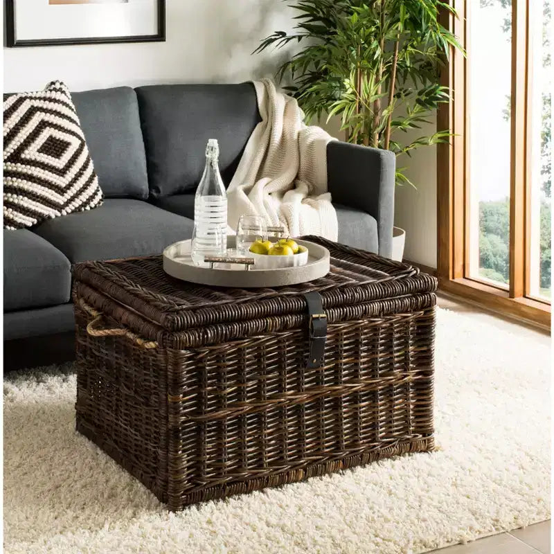 happimess Caden 30 Coffre de rangement en osier